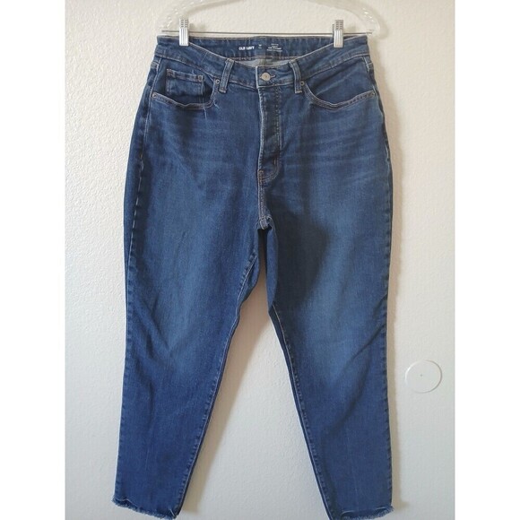 Old Navy Denim - Old Navy Women’s Jeans 14 Tall High Rise Curvy O.G Straight Button Fly